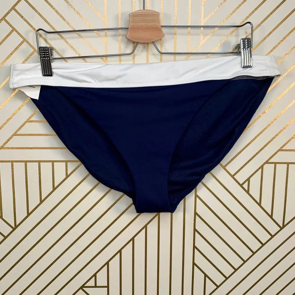 Athleta Mod Block Medium Rise Bikini Bottom‎ - Picture 2 of 9